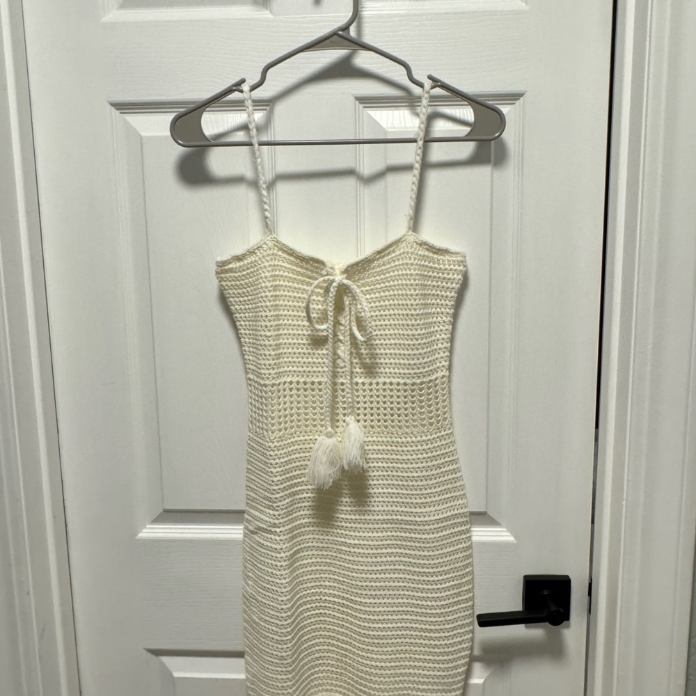 Cream Knit Dress